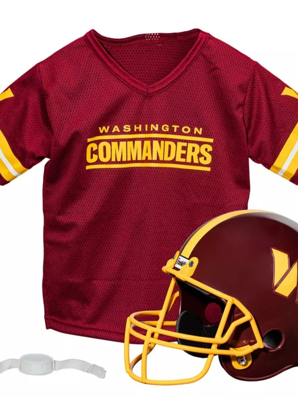 Washington Commanders Helmet Jersey Football Uniform Set